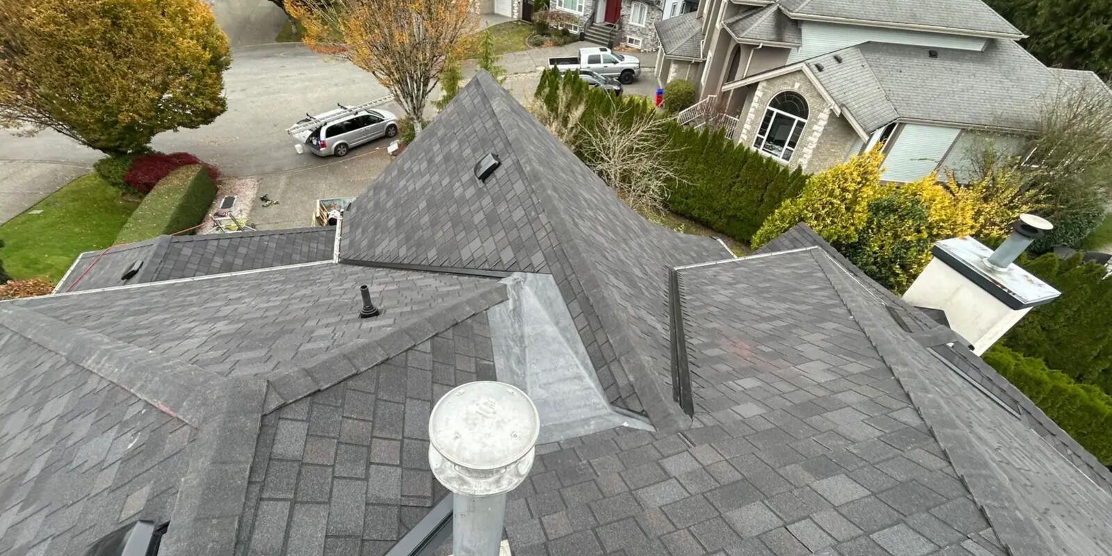New exterior siding and metal fascia installed on a home in Delta, BC