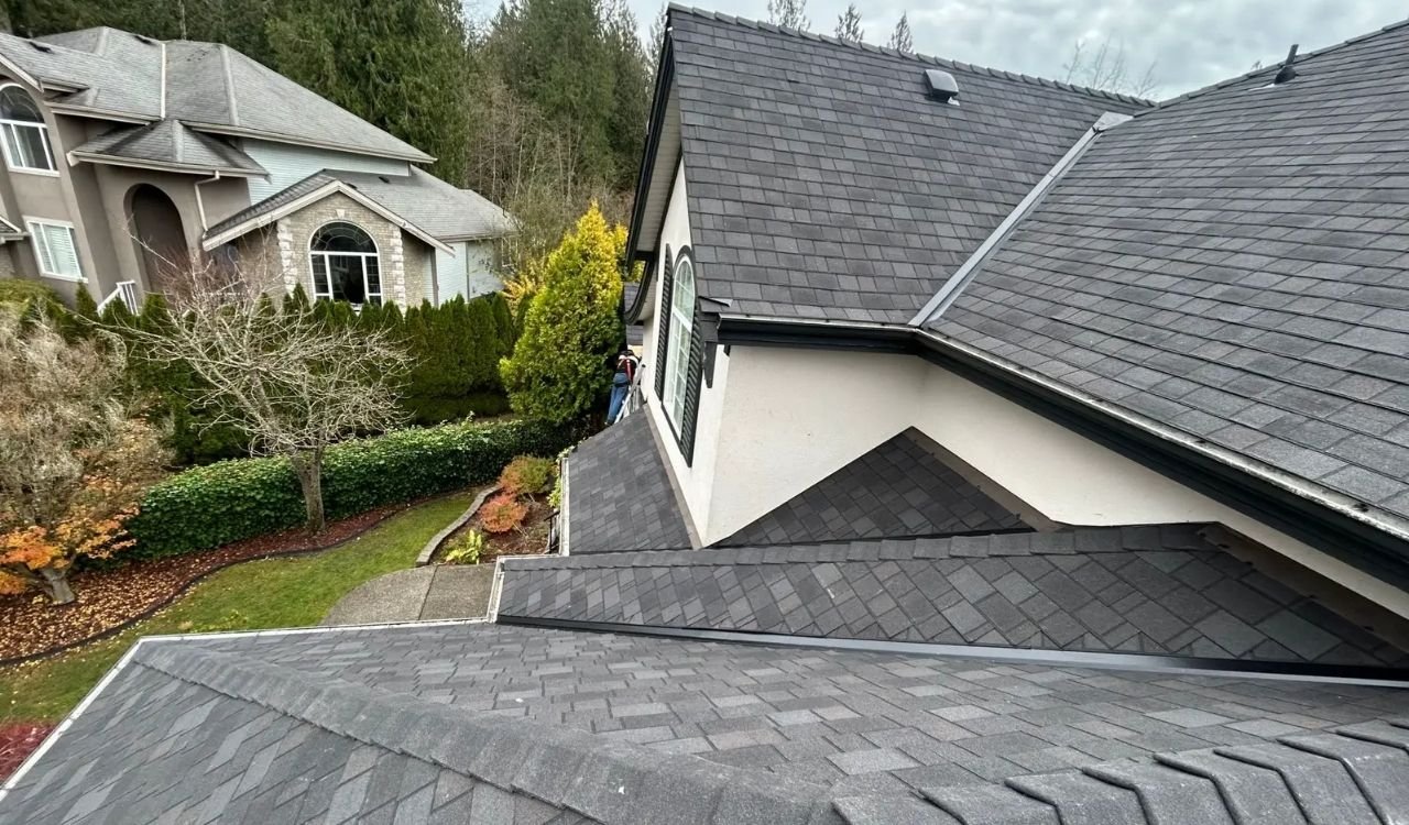 Waterproof membrane applied to a roof deck by Scarlet Roofing & Gutters